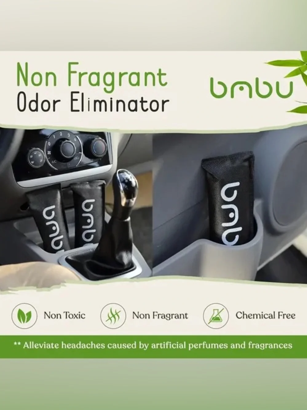 12 pack bmbu all natural 100% bamboo charcoal air purifying insert bags